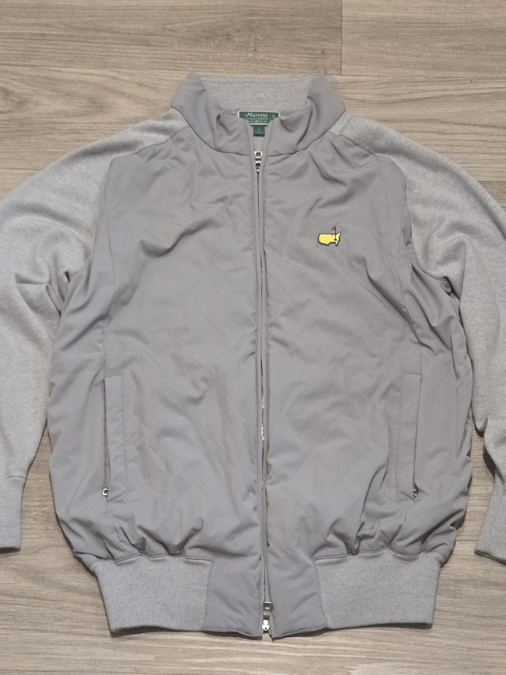 Masters Collection Men’s Light Gray Full-Zip Jacket